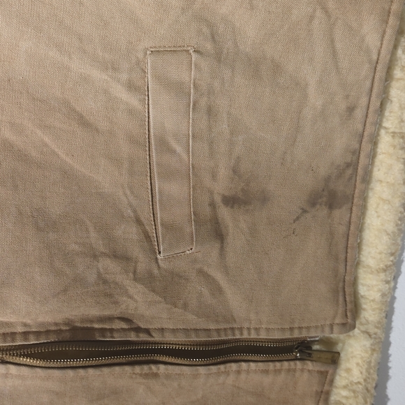 00s Vintage Carhartt Sherpa Vest - Picture 4 of 5